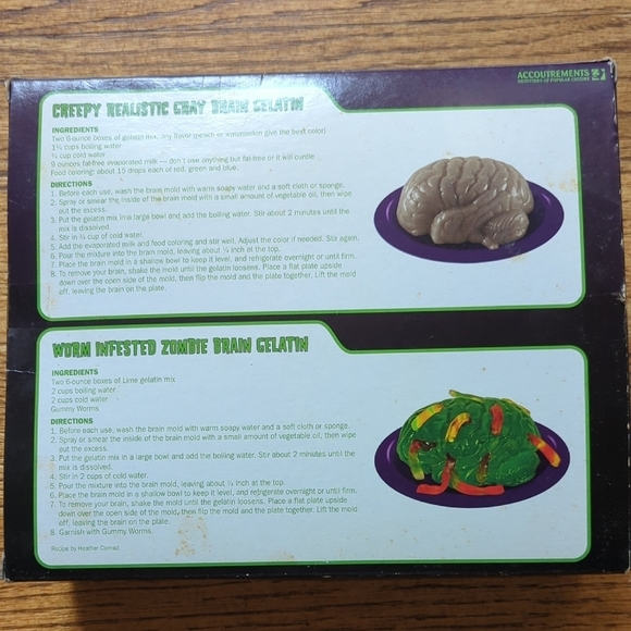 Zombie Brain Gelatin Mold - Green - Picture 2 of 8